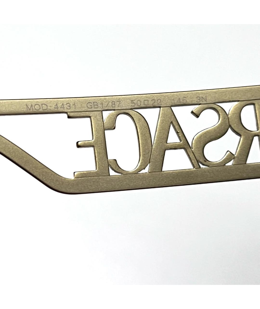 VERSACE Черные пластиковые солнцезащитные очки, фото 6