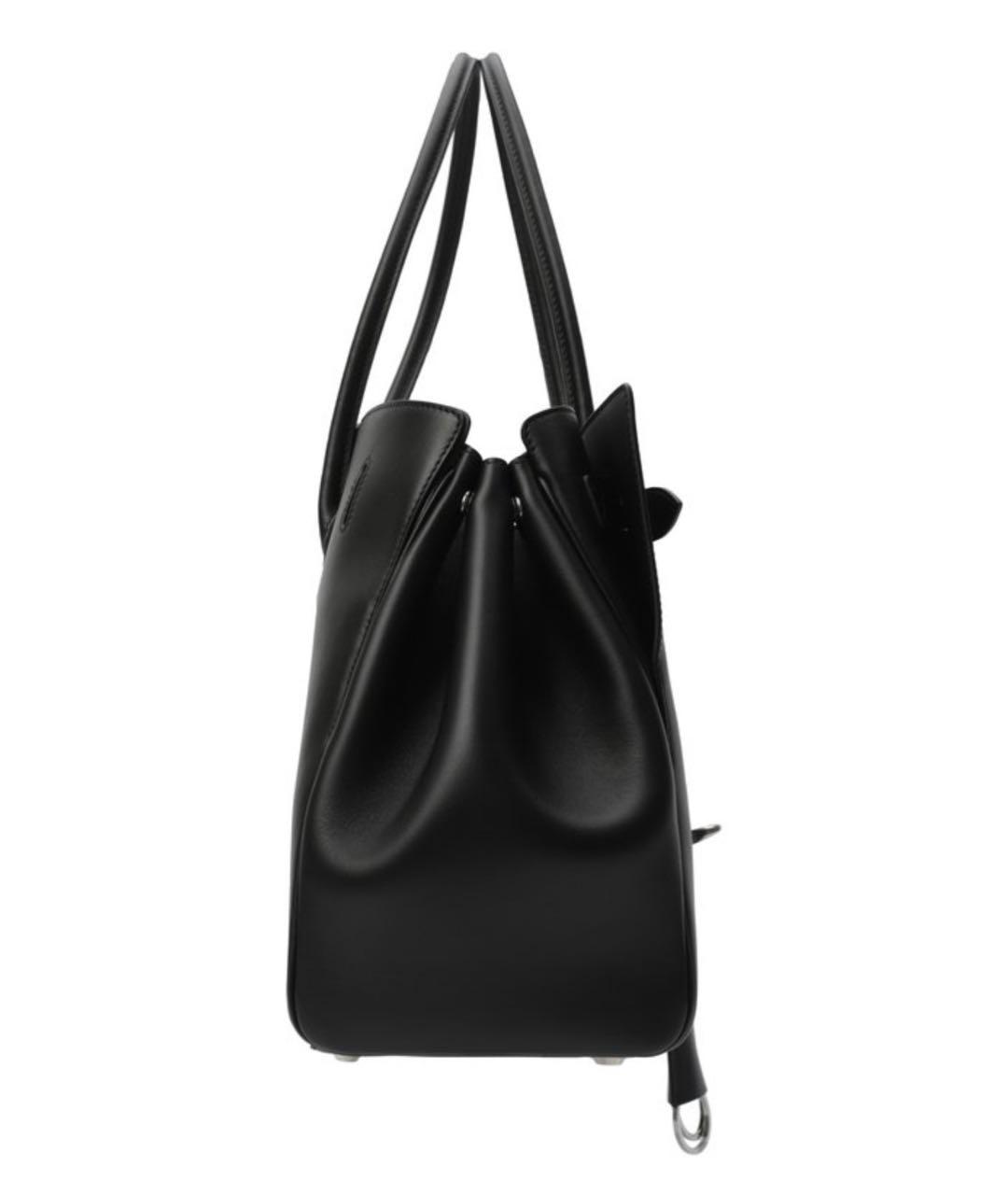 BALENCIAGA Черная кожаная сумка тоут, фото 2