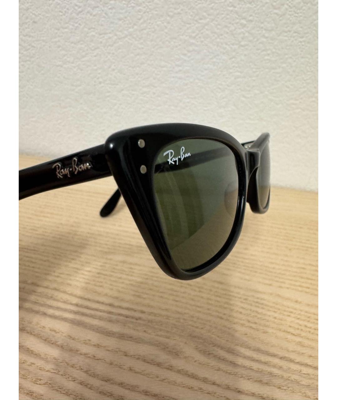 RAY BAN Черные солнцезащитные очки, фото 3