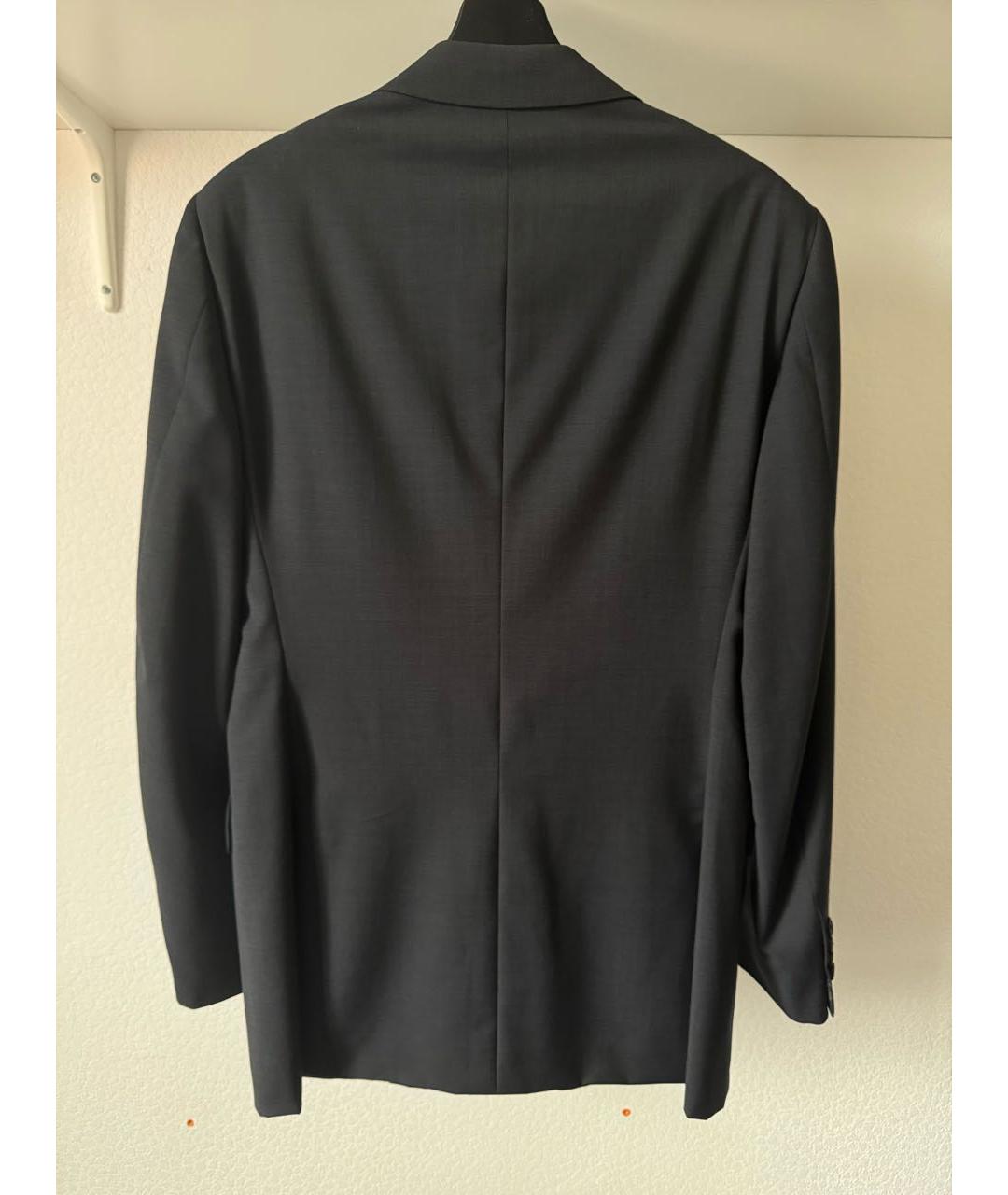 PRADA Серый шерстяной пиджак, фото 2