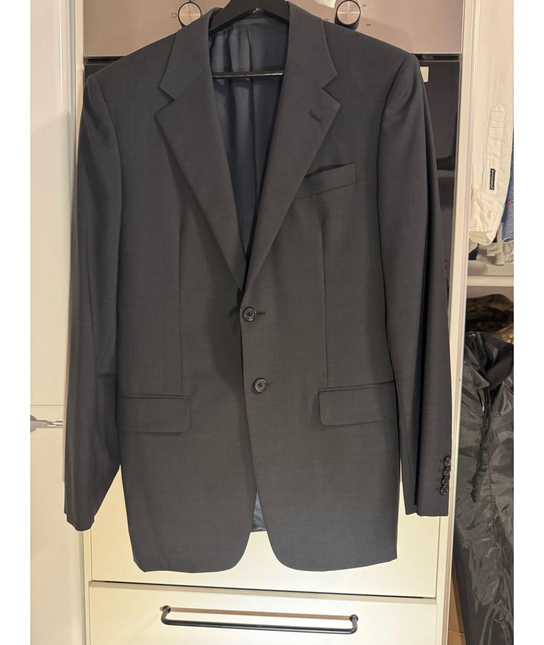 PRADA Серый шерстяной пиджак, фото 7