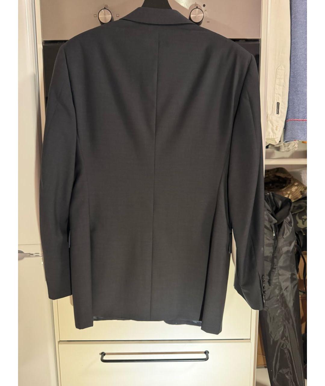 PRADA Серый шерстяной пиджак, фото 8