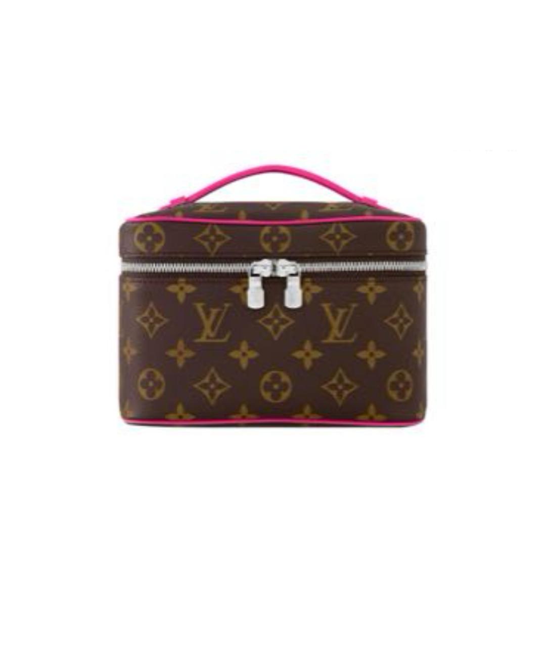 LOUIS VUITTON Коричневая косметичка из искусственной кожи, фото 1