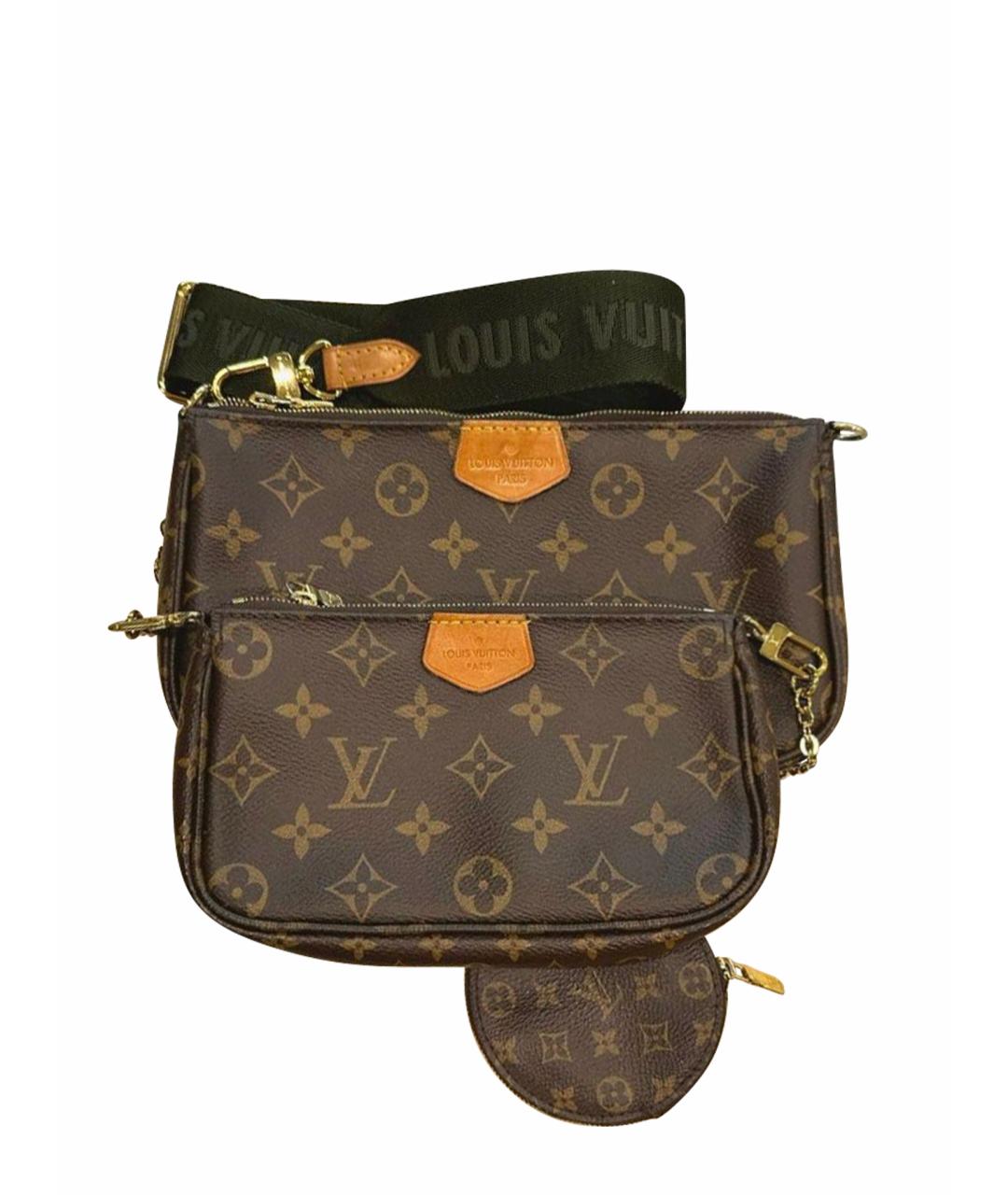 LOUIS VUITTON Коричневая сумка через плечо, фото 1