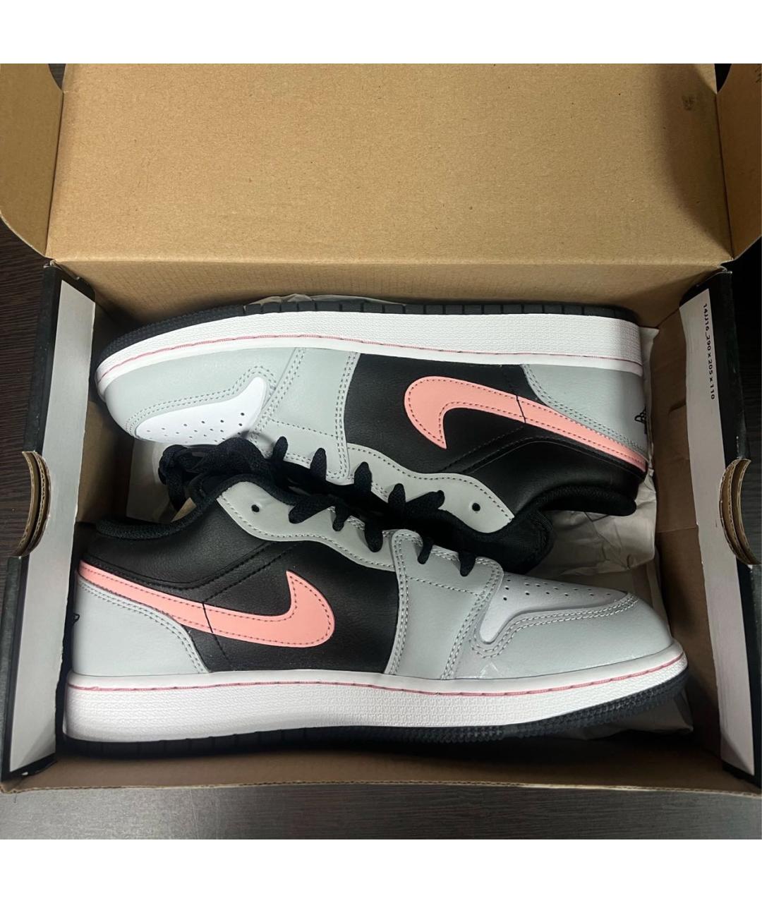 JORDAN Серые кроссовки из искусственной кожи, фото 4