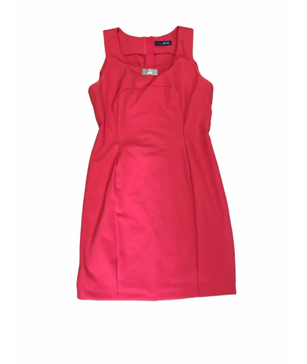LIU JO Красное вискозное коктейльное платье, фото 1