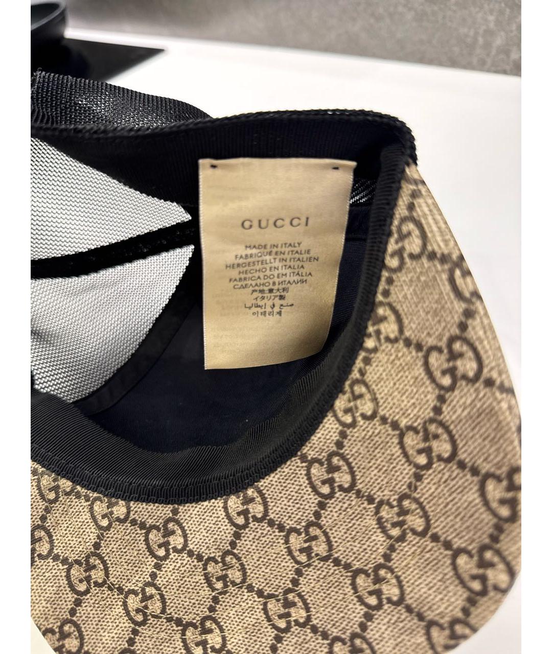 GUCCI Бежевая кепка/бейсболка, фото 6