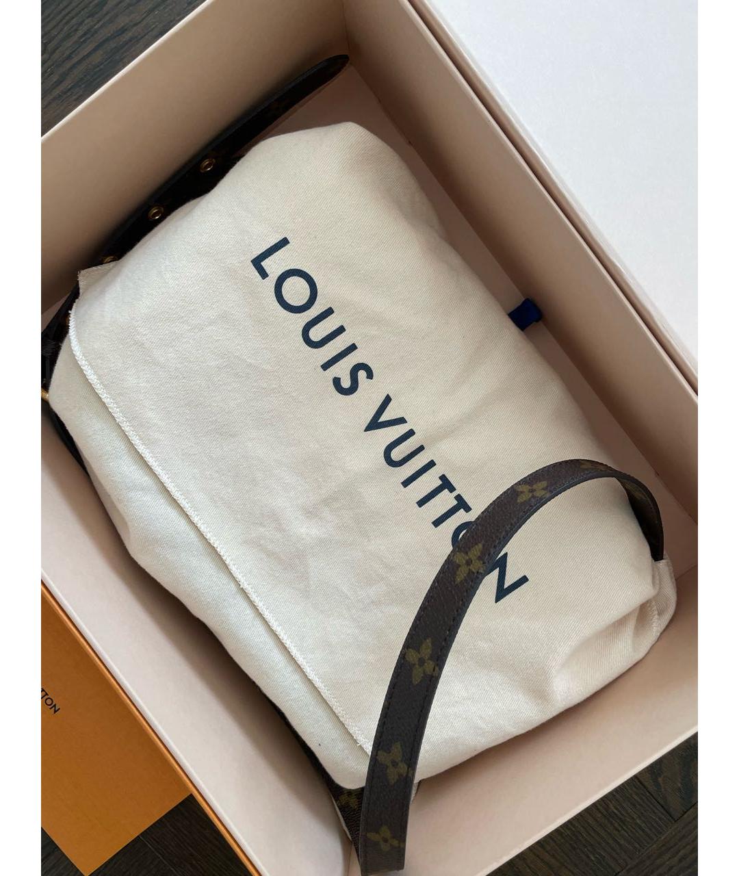 LOUIS VUITTON Коричневая сумка через плечо, фото 2
