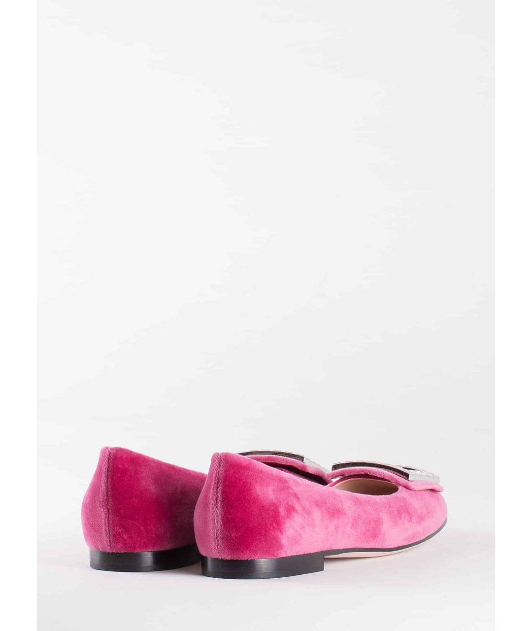 GUCCI Розовые балетки, фото 5