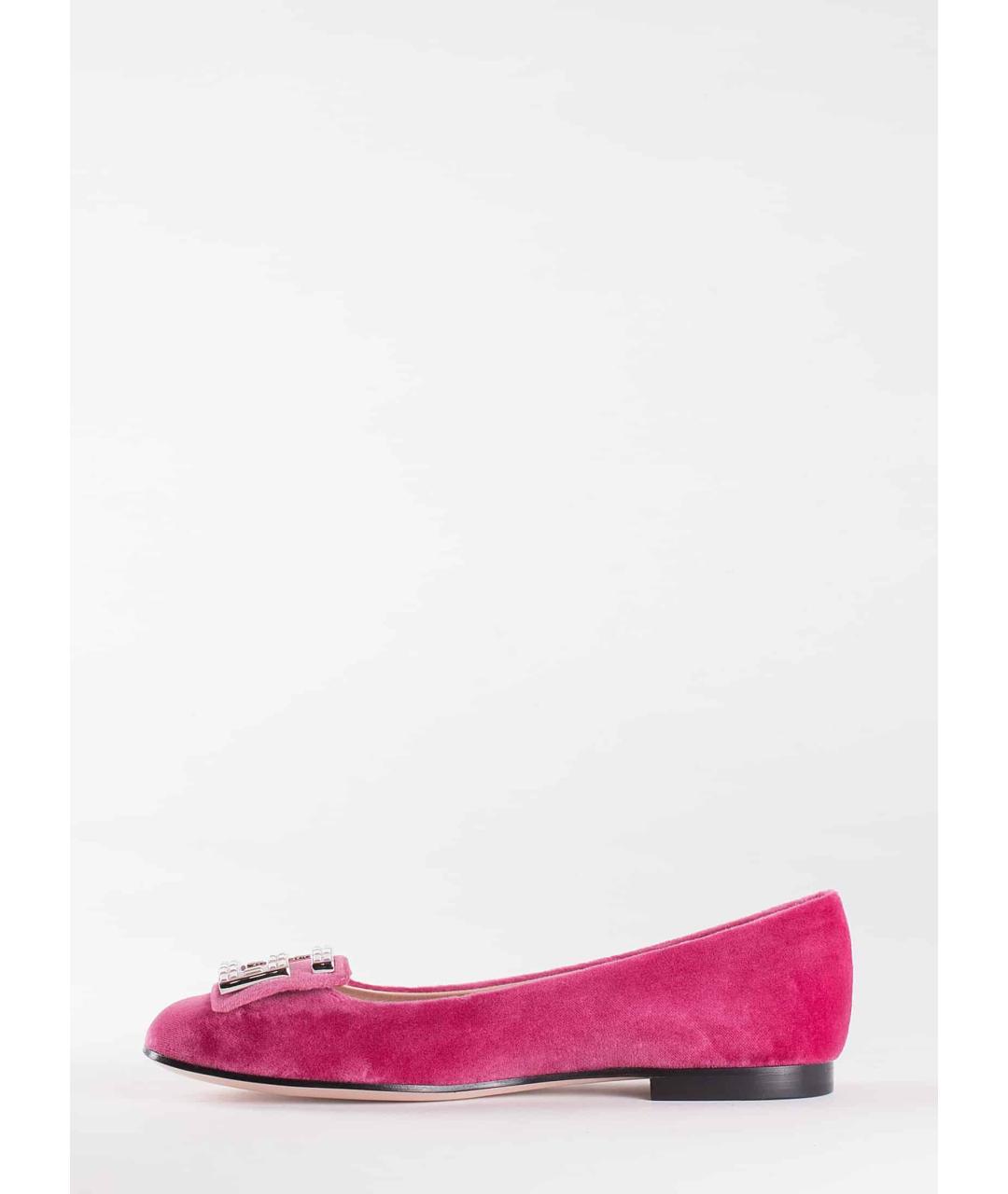GUCCI Розовые балетки, фото 2
