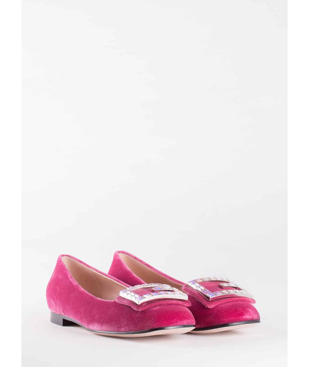 GUCCI Розовые балетки, фото 4