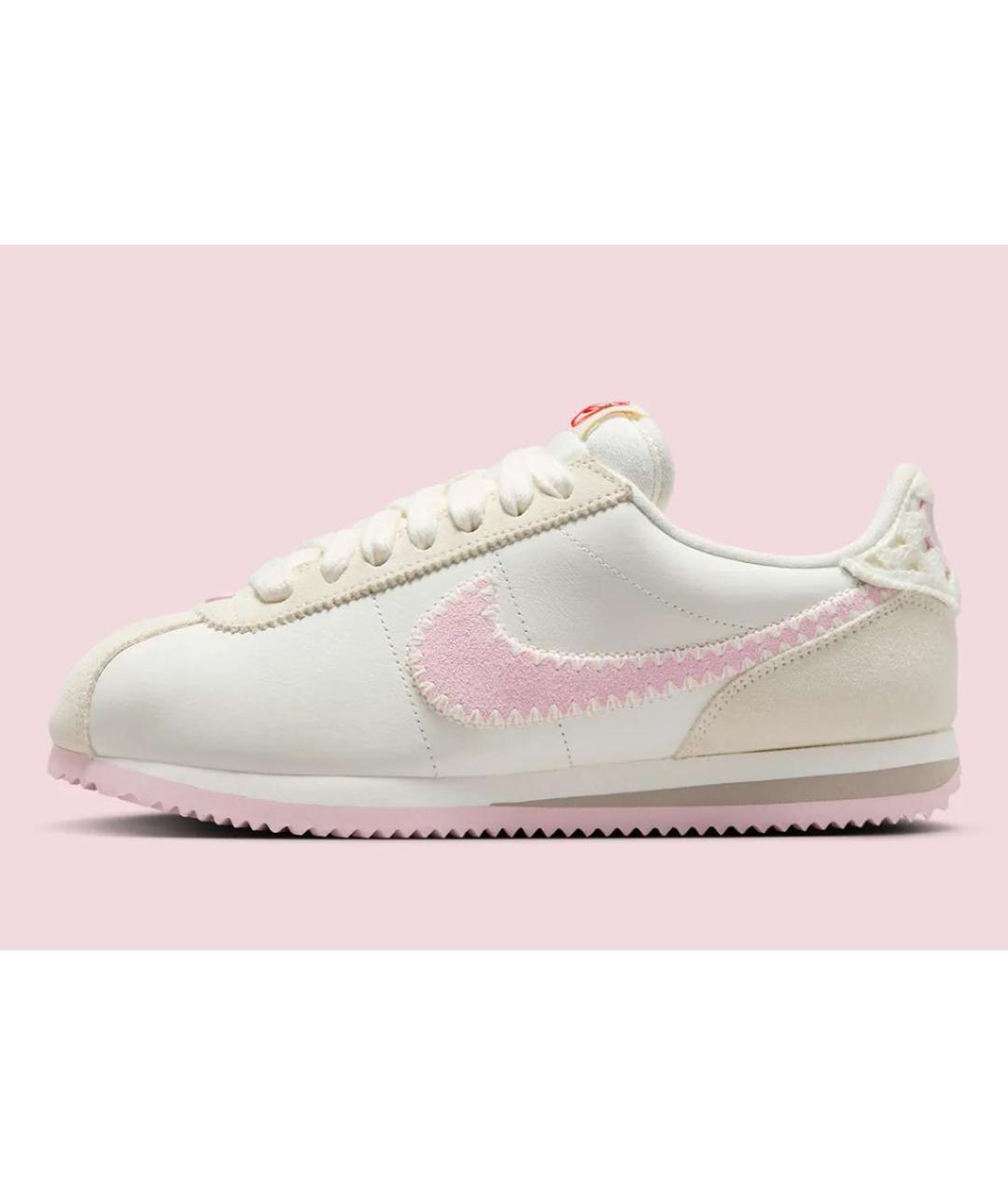 NIKE Белые кожаные кроссовки, фото 2