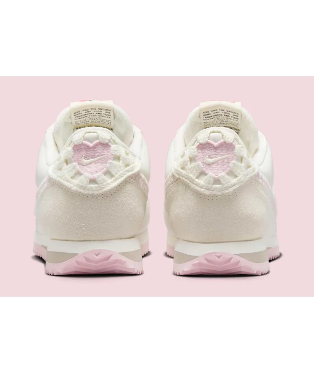 NIKE Белые кожаные кроссовки, фото 4