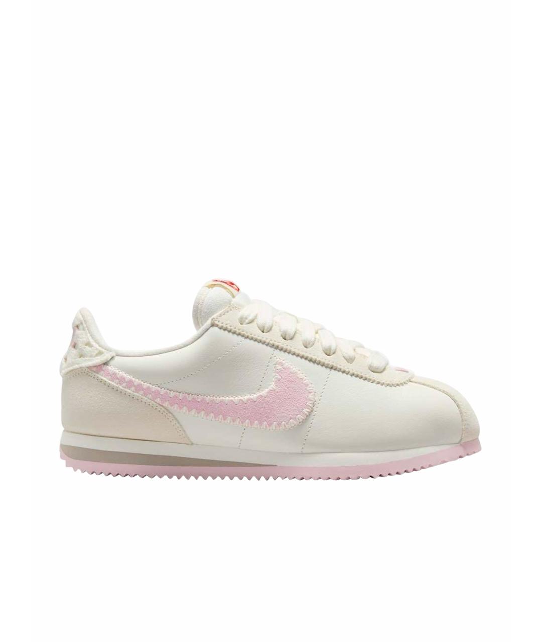 NIKE Белые кожаные кроссовки, фото 1