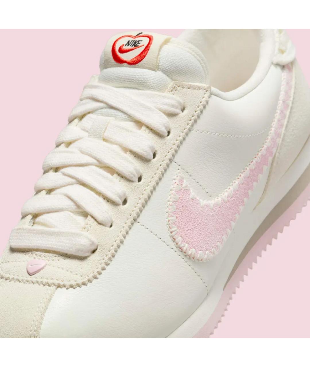 NIKE Белые кожаные кроссовки, фото 6