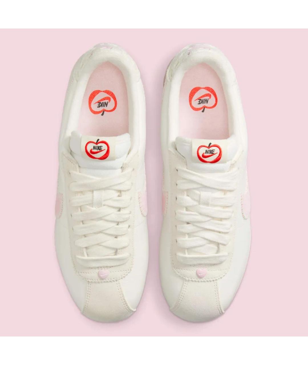 NIKE Белые кожаные кроссовки, фото 3
