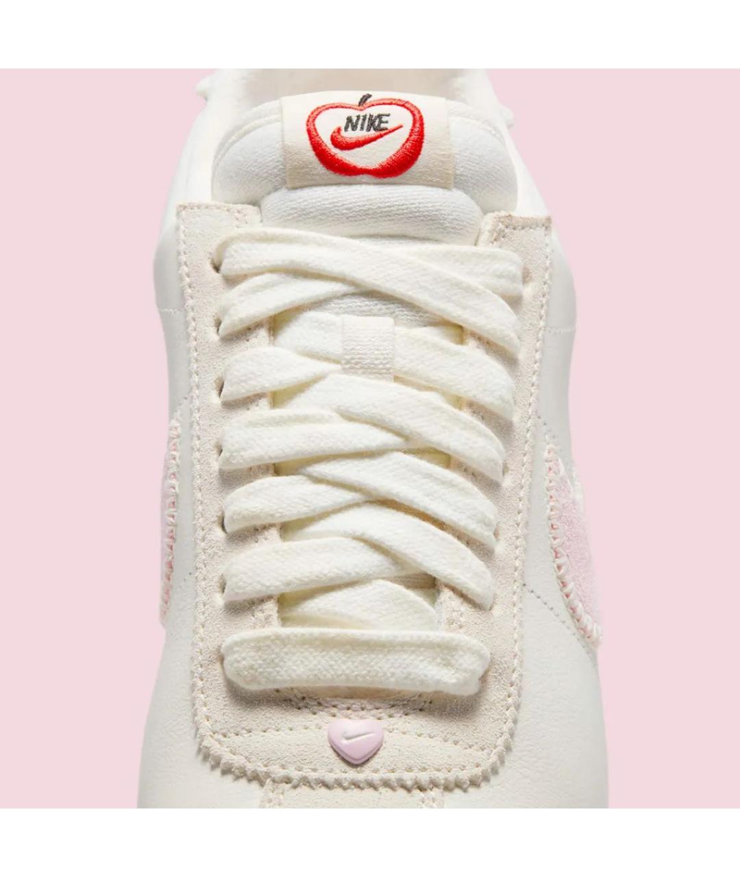 NIKE Белые кожаные кроссовки, фото 7