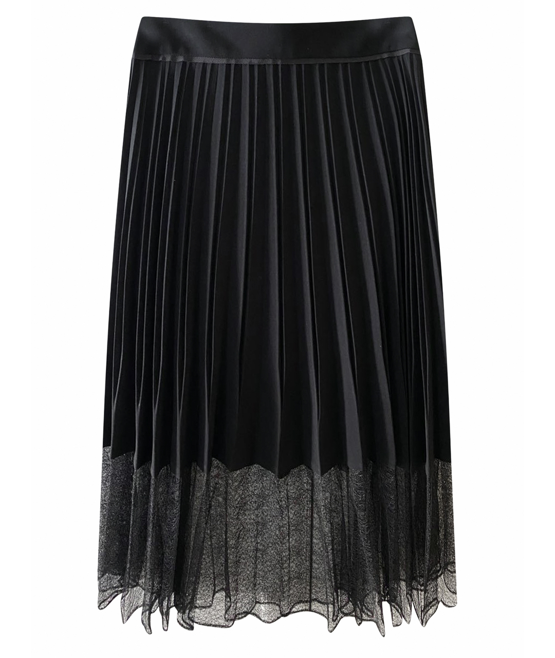 RAG&BONE Черная полиэстеровая юбка миди, фото 1