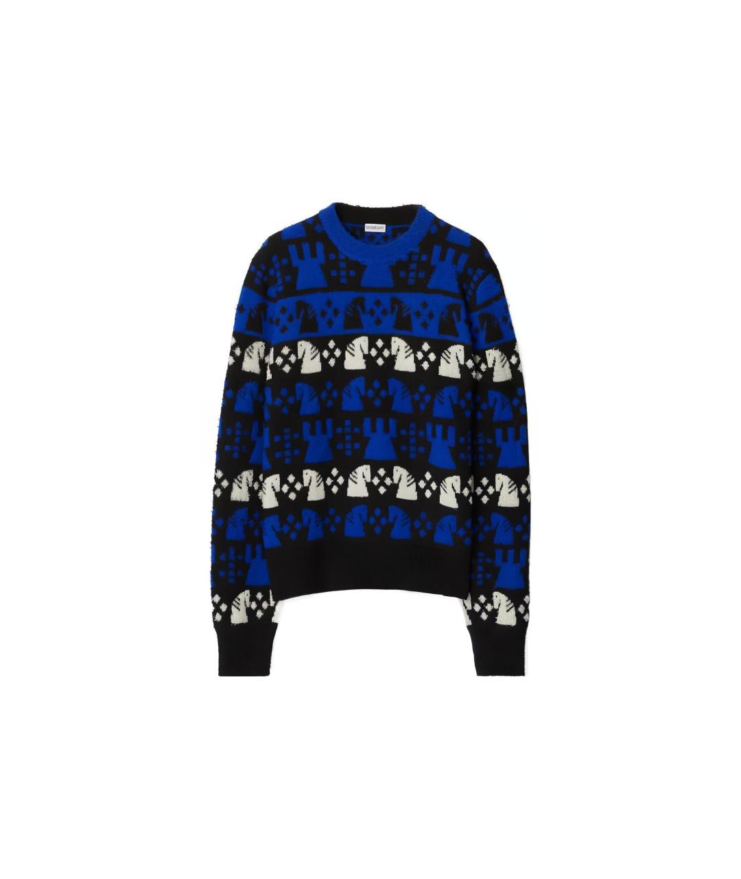 BURBERRY Синий джемпер / свитер, фото 1