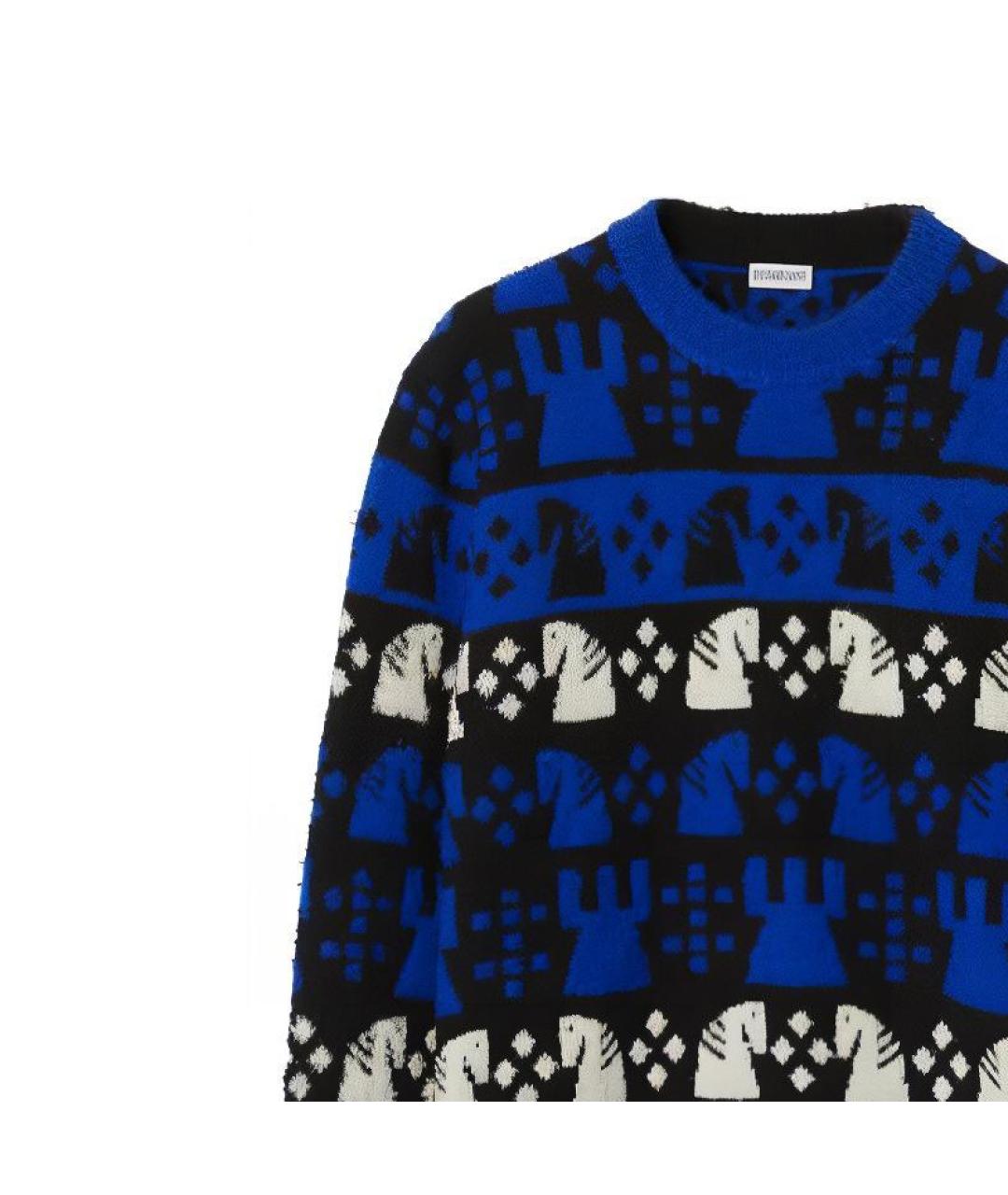 BURBERRY Синий джемпер / свитер, фото 6