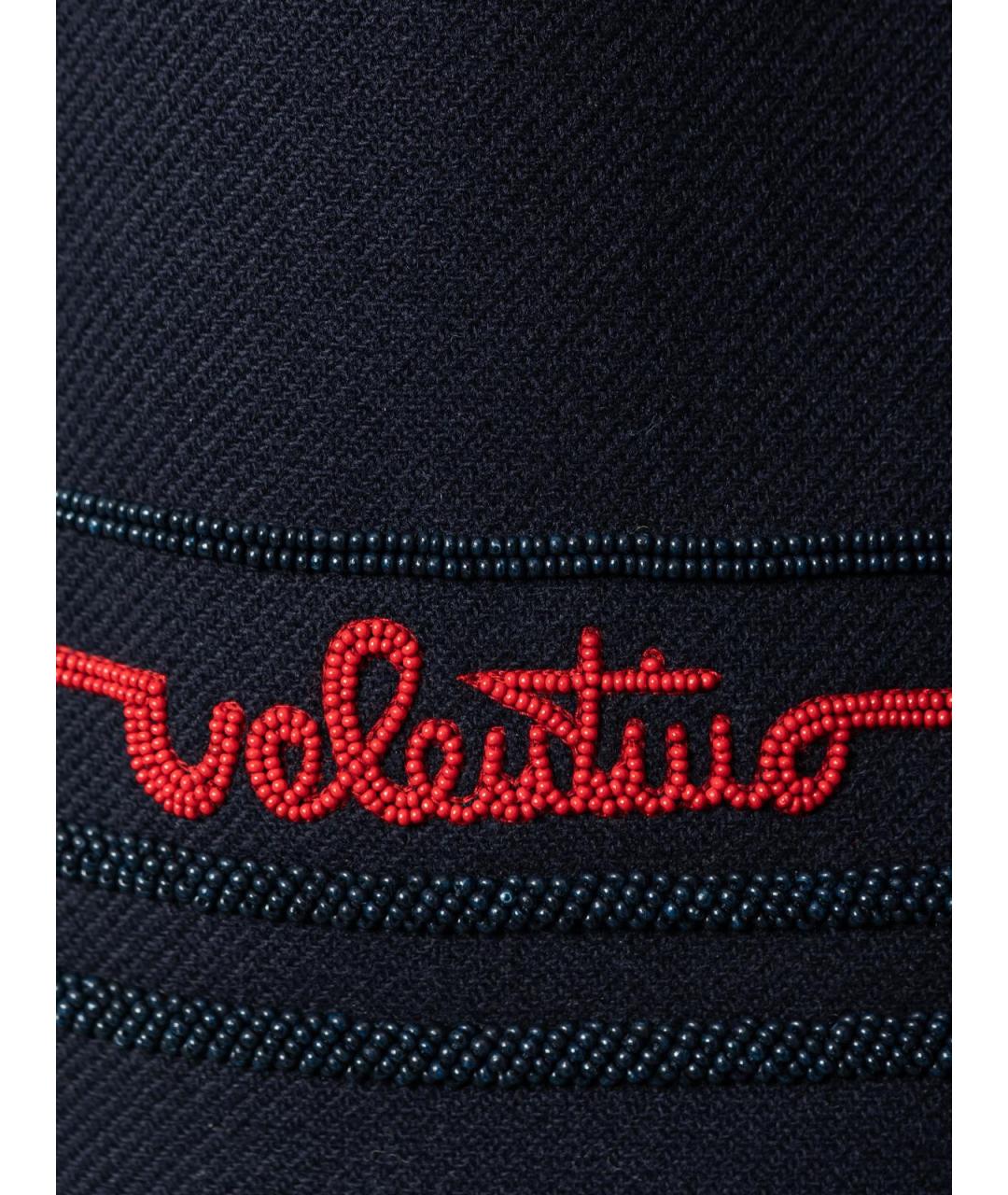 VALENTINO Темно-синее шерстяное пальто, фото 4
