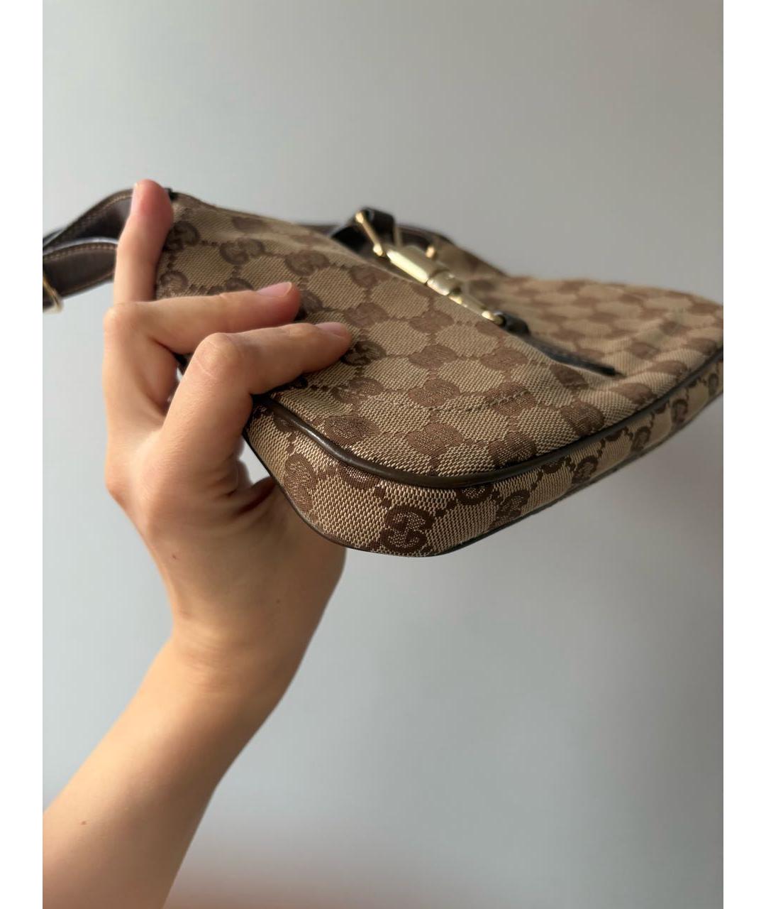 GUCCI Коричневая сумка с короткими ручками, фото 8