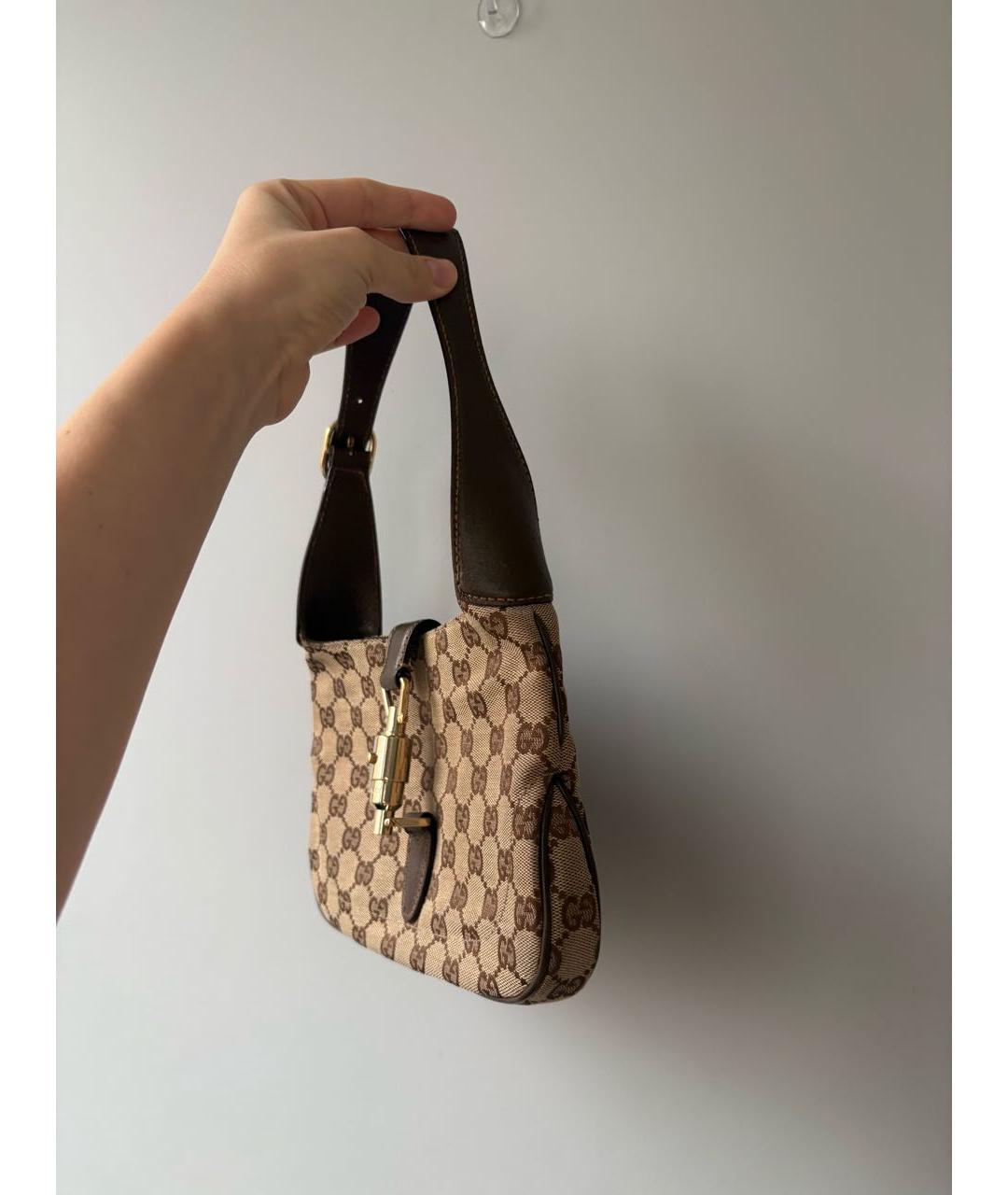GUCCI Коричневая сумка с короткими ручками, фото 2