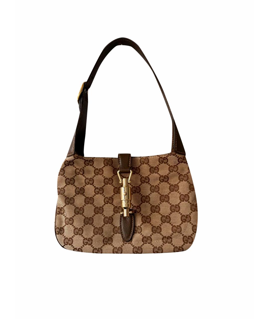 GUCCI Коричневая сумка с короткими ручками, фото 1