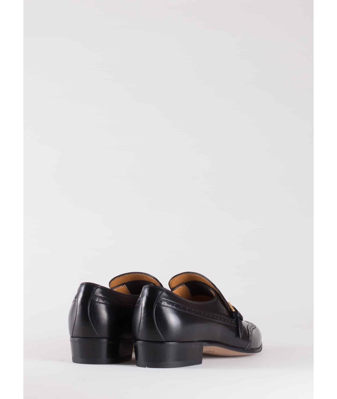 GUCCI Черные кожаные лоферы, фото 5