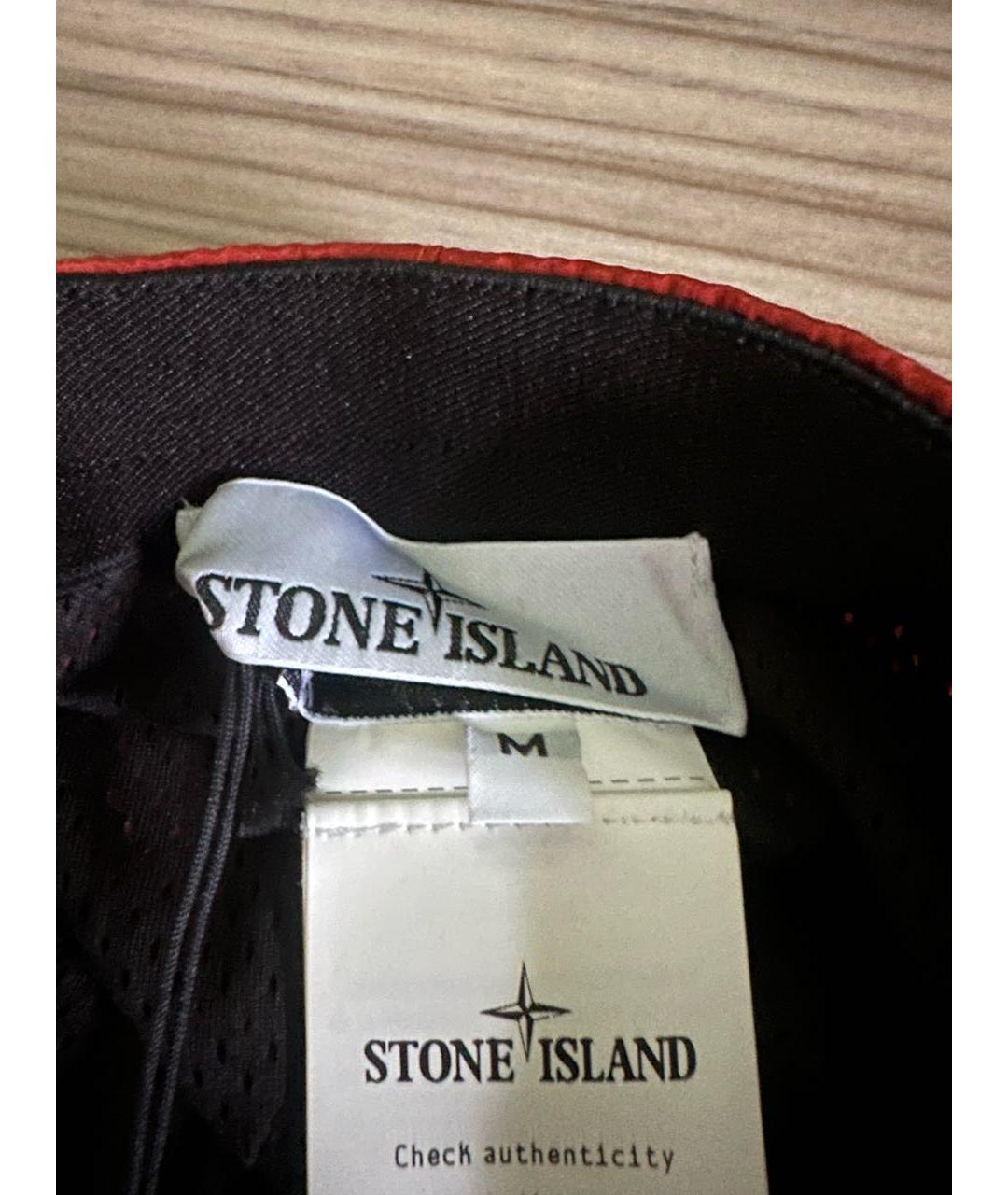 STONE ISLAND Оранжевая кепка/бейсболка, фото 5