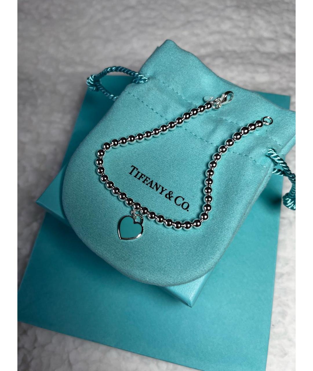 TIFFANY&CO Серебрянный серебряный браслет, фото 2