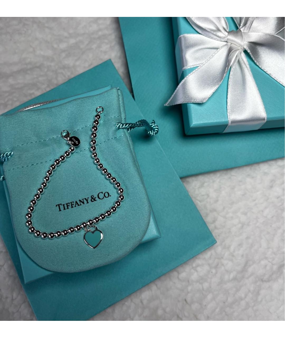 TIFFANY&CO Серебрянный серебряный браслет, фото 3