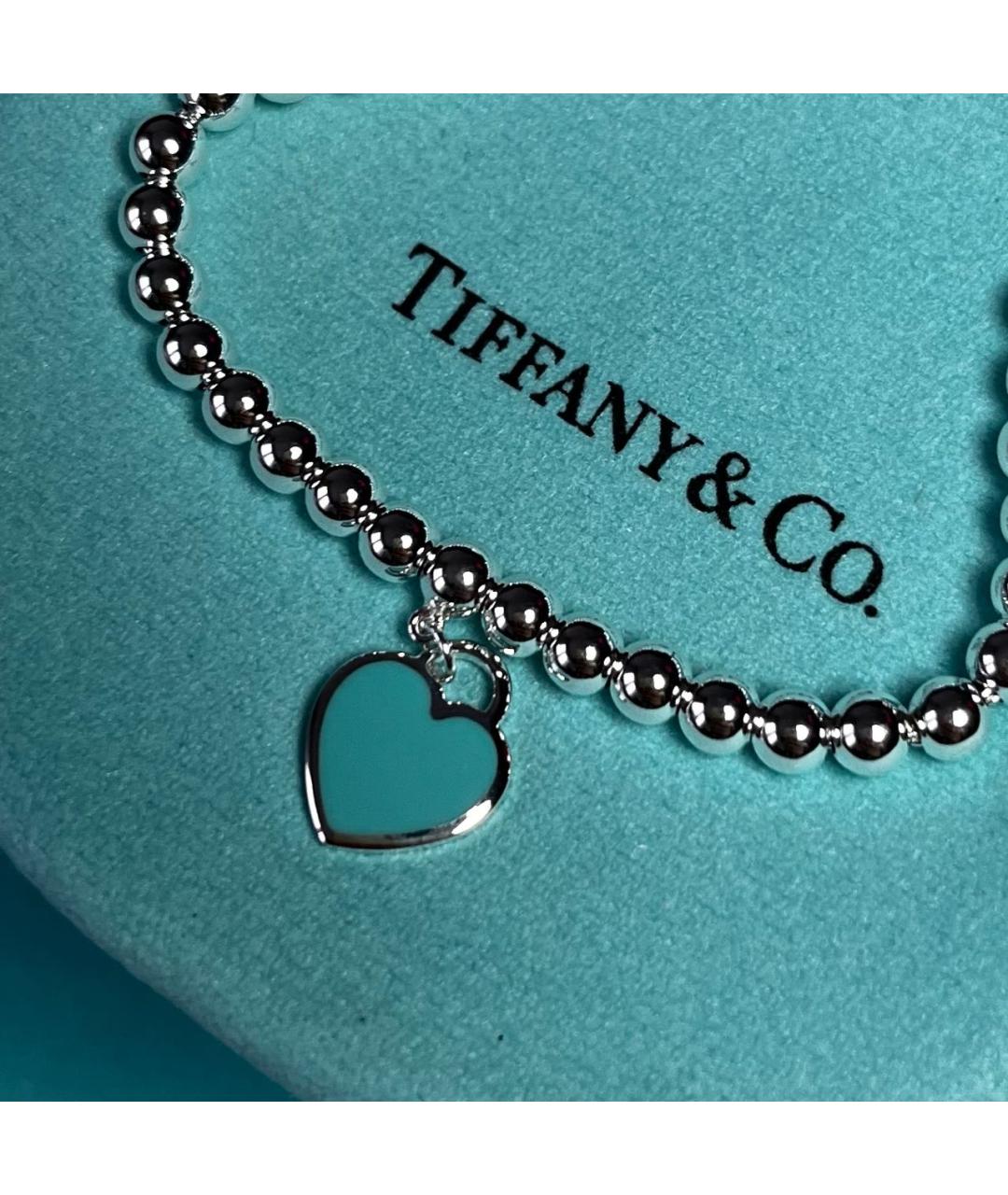 TIFFANY&CO Серебрянный серебряный браслет, фото 4