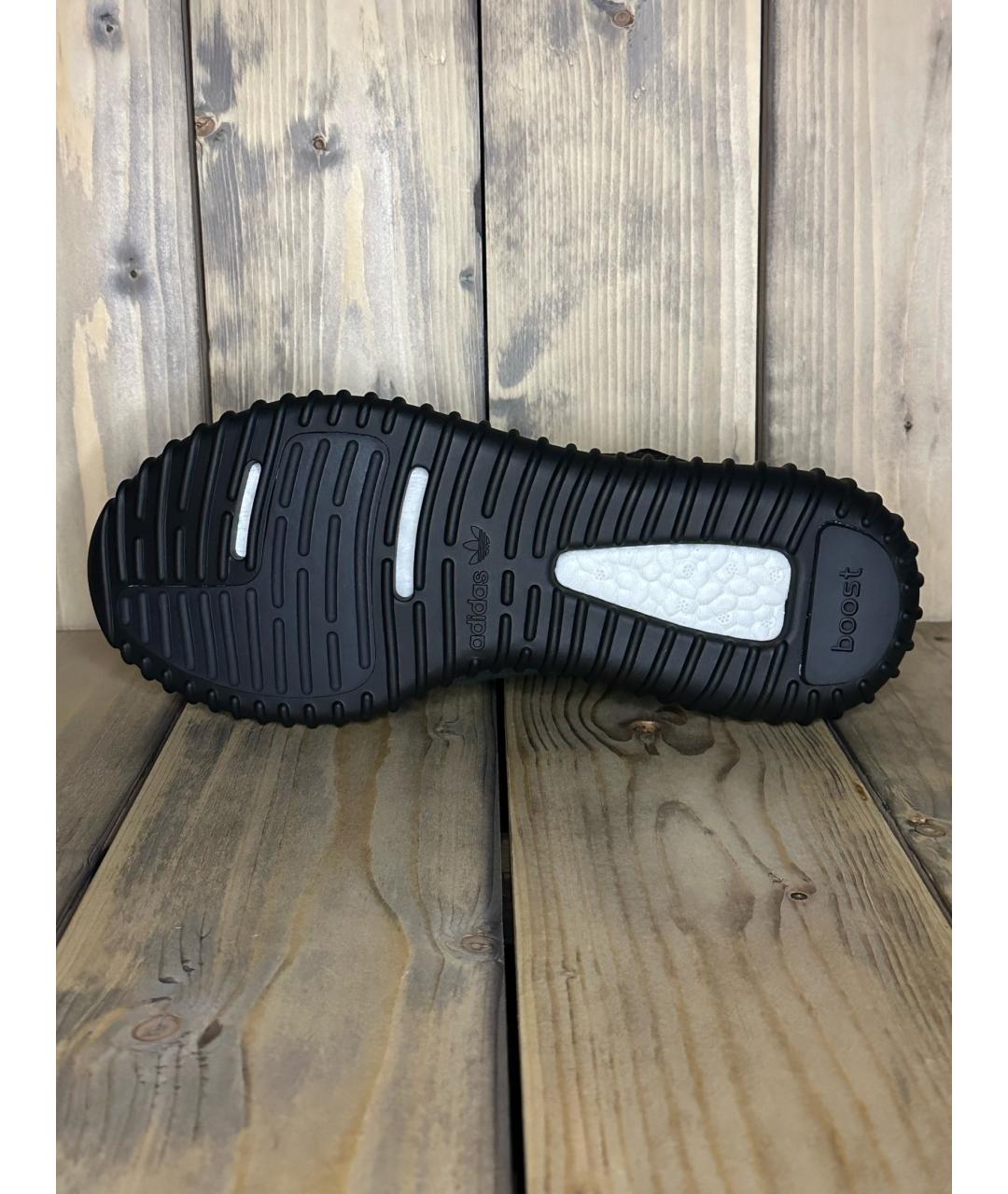 ADIDAS YEEZY Черные низкие кроссовки / кеды, фото 4