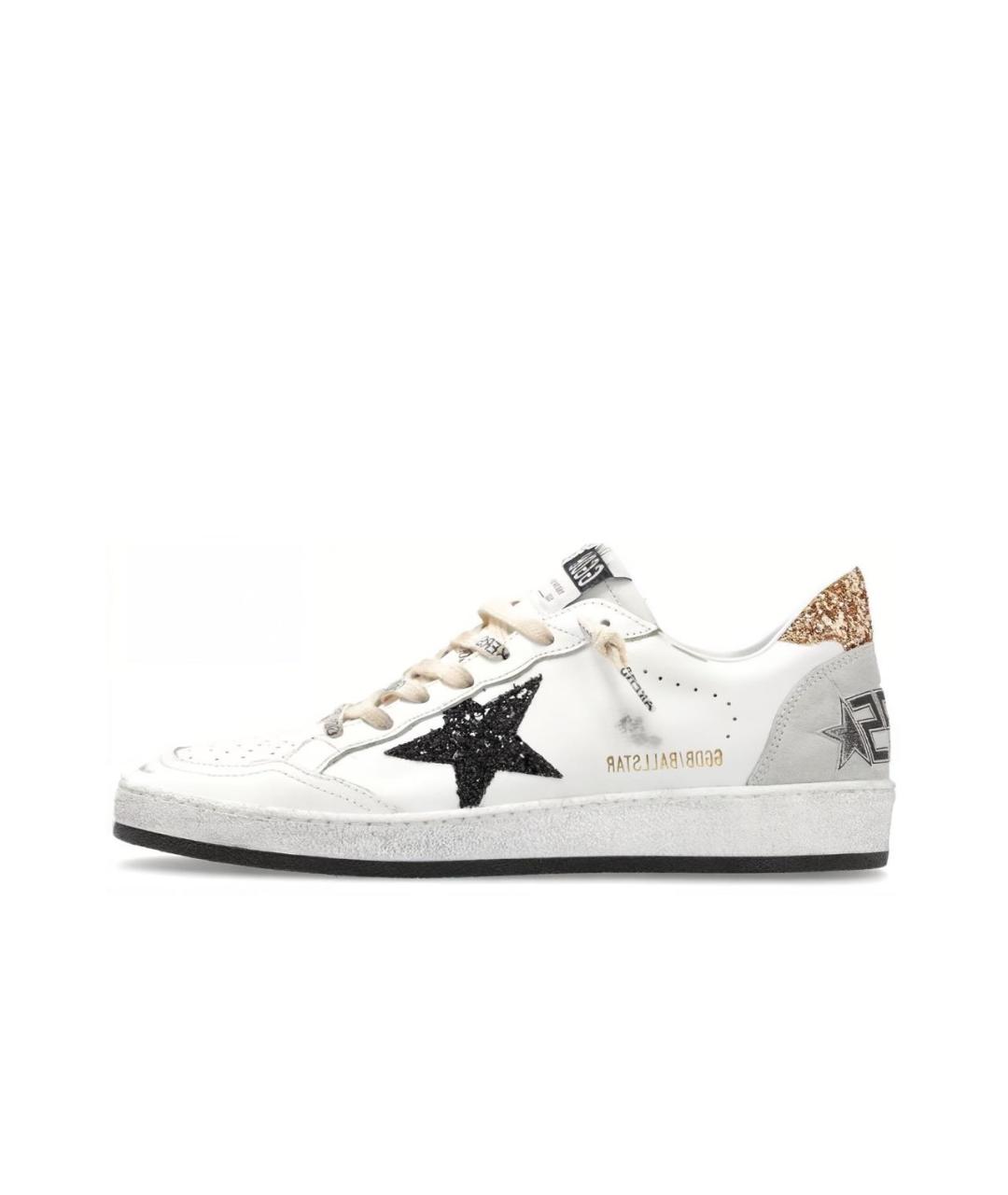 GOLDEN GOOSE DELUXE BRAND Белые кожаные кеды, фото 2