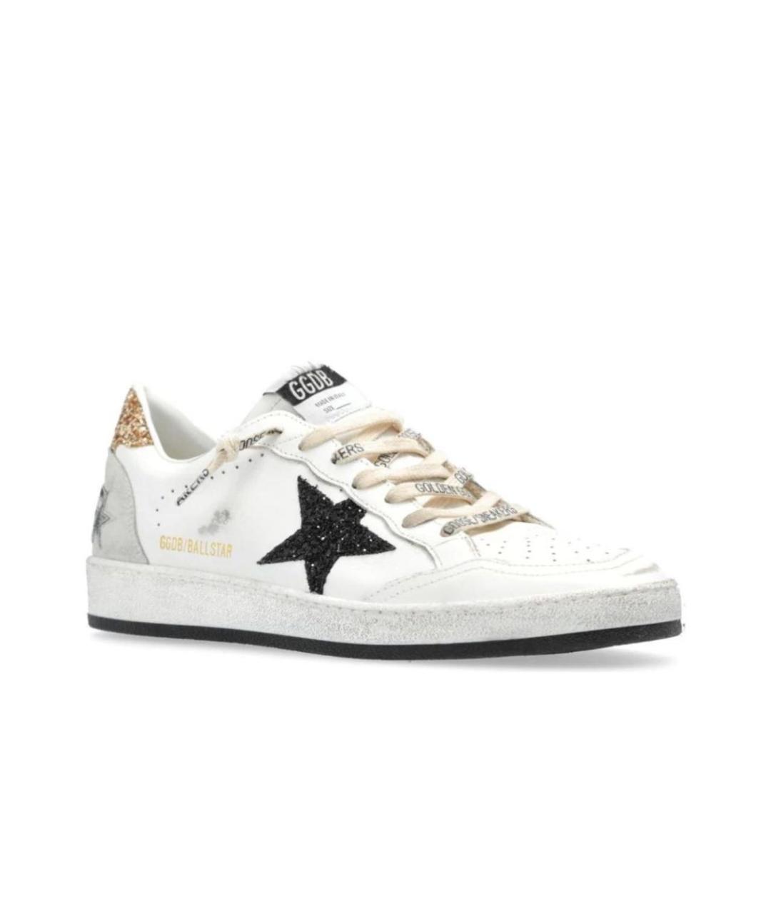 GOLDEN GOOSE DELUXE BRAND Белые кожаные кеды, фото 3