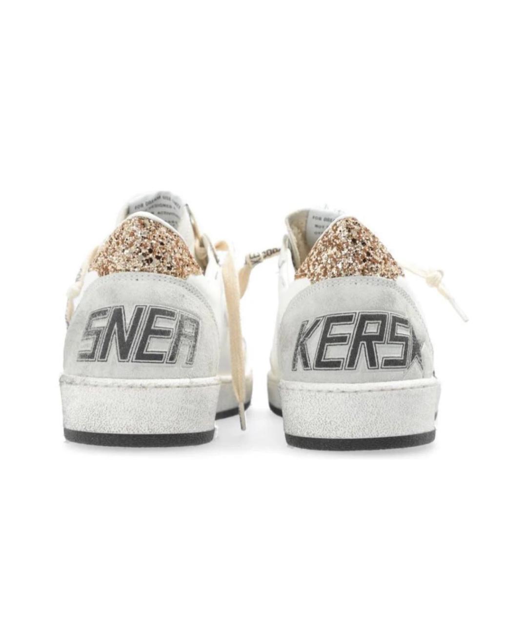 GOLDEN GOOSE DELUXE BRAND Белые кожаные кеды, фото 5