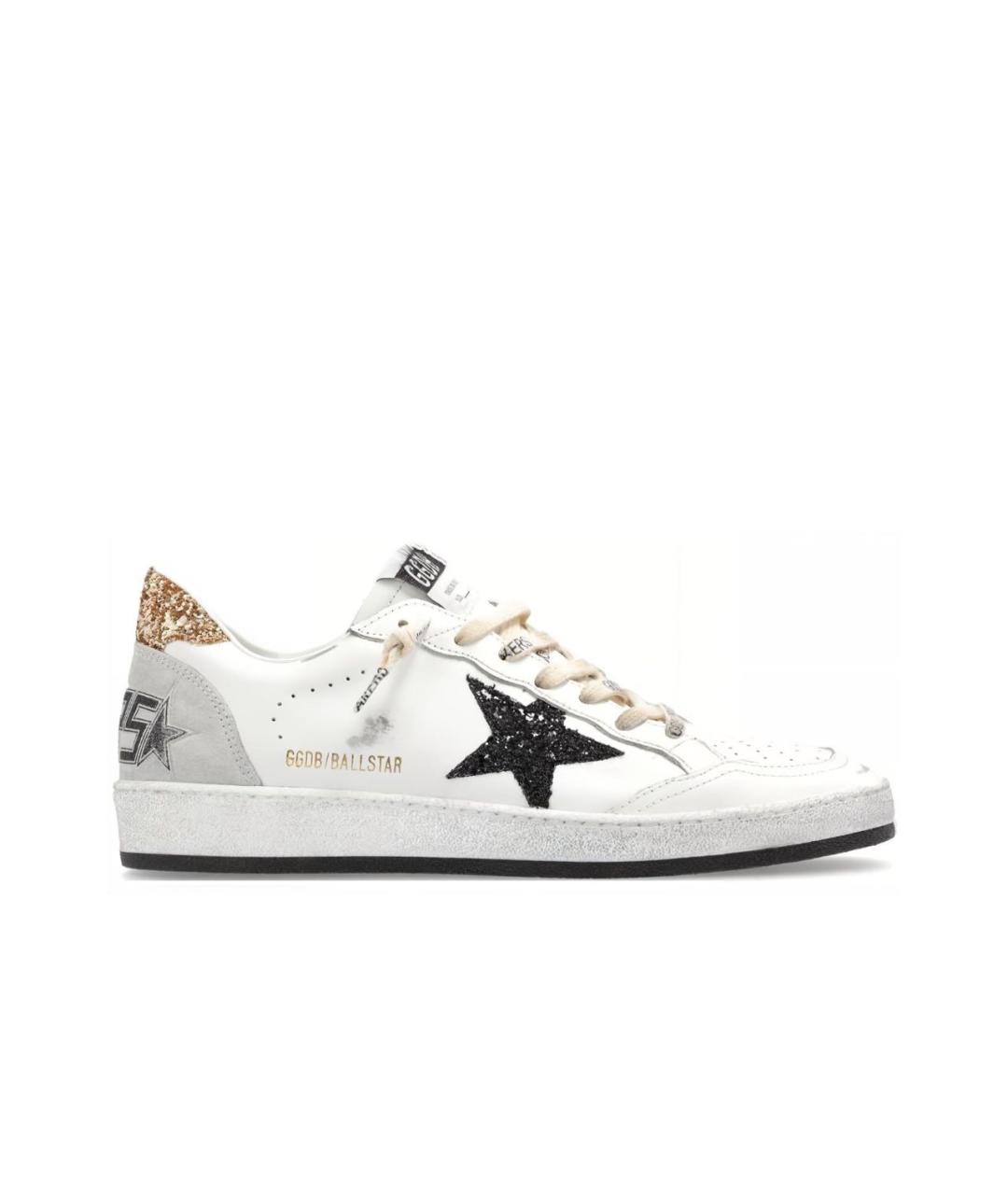 GOLDEN GOOSE DELUXE BRAND Белые кожаные кеды, фото 1