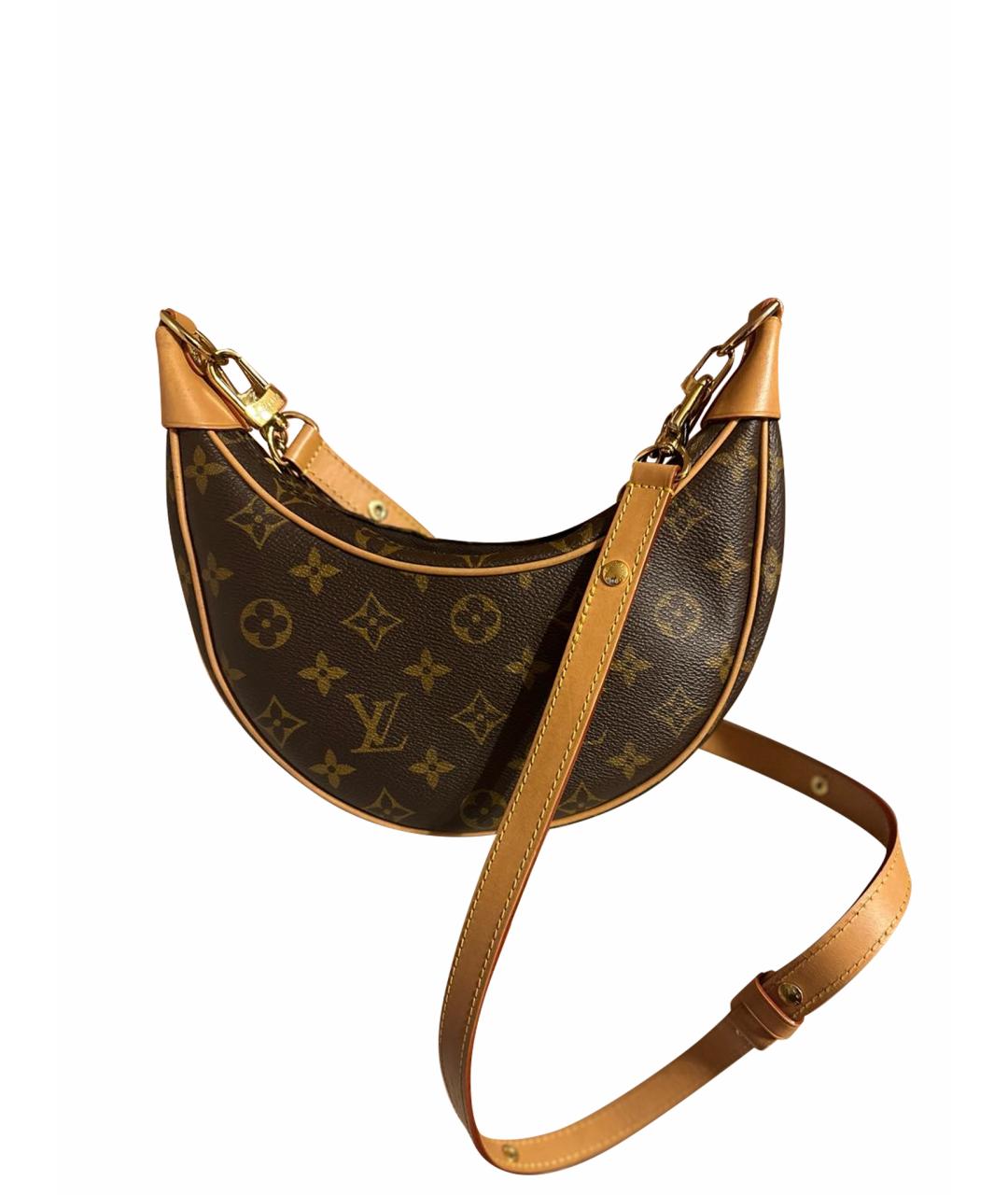 LOUIS VUITTON Коричневая сумка через плечо, фото 1