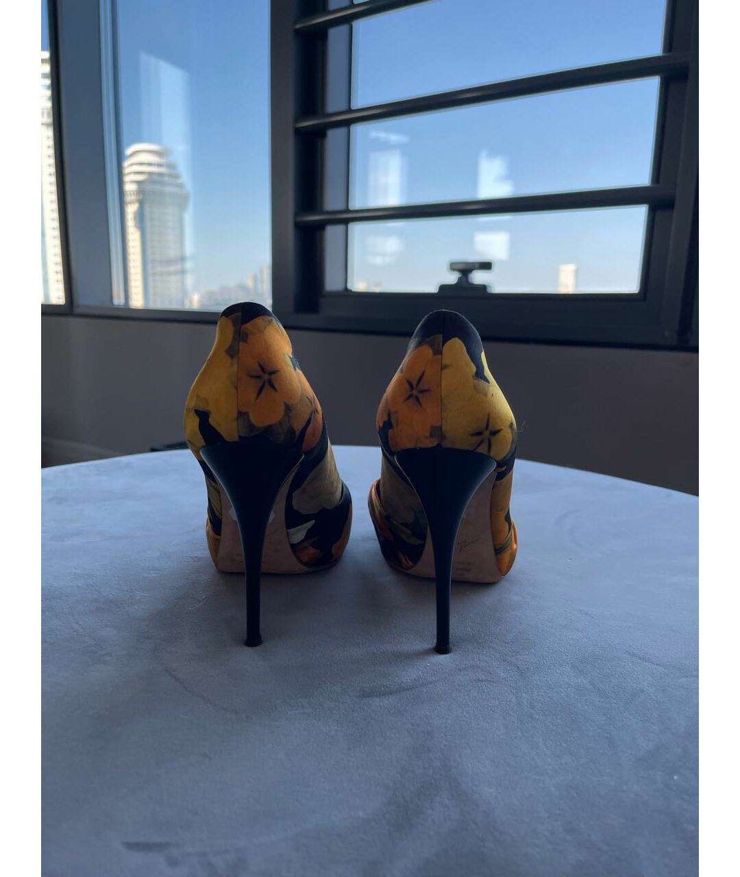 GIUSEPPE ZANOTTI DESIGN Желтые текстильные туфли, фото 3