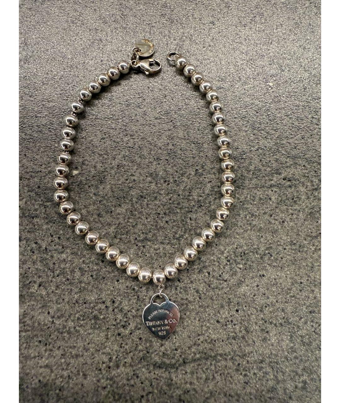 TIFFANY&CO Серебрянный серебряный браслет, фото 6