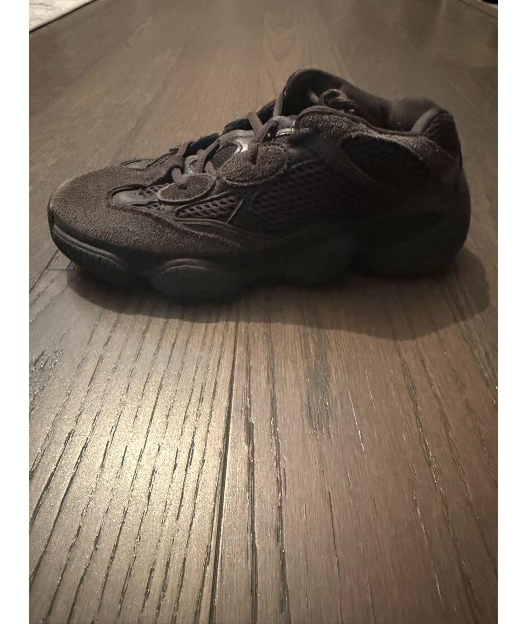 ADIDAS YEEZY Черные замшевые кроссовки, фото 5