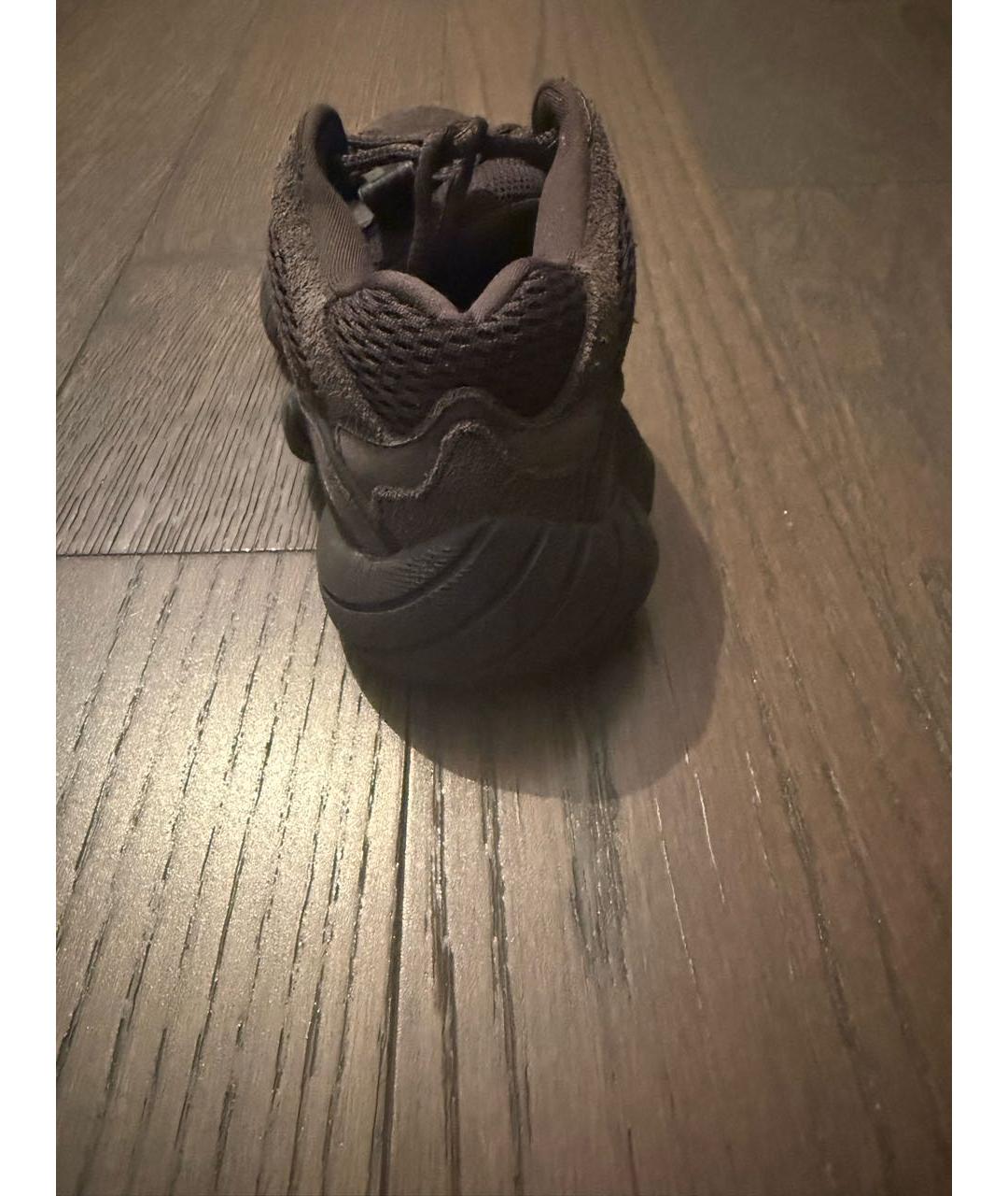 ADIDAS YEEZY Черные замшевые кроссовки, фото 3
