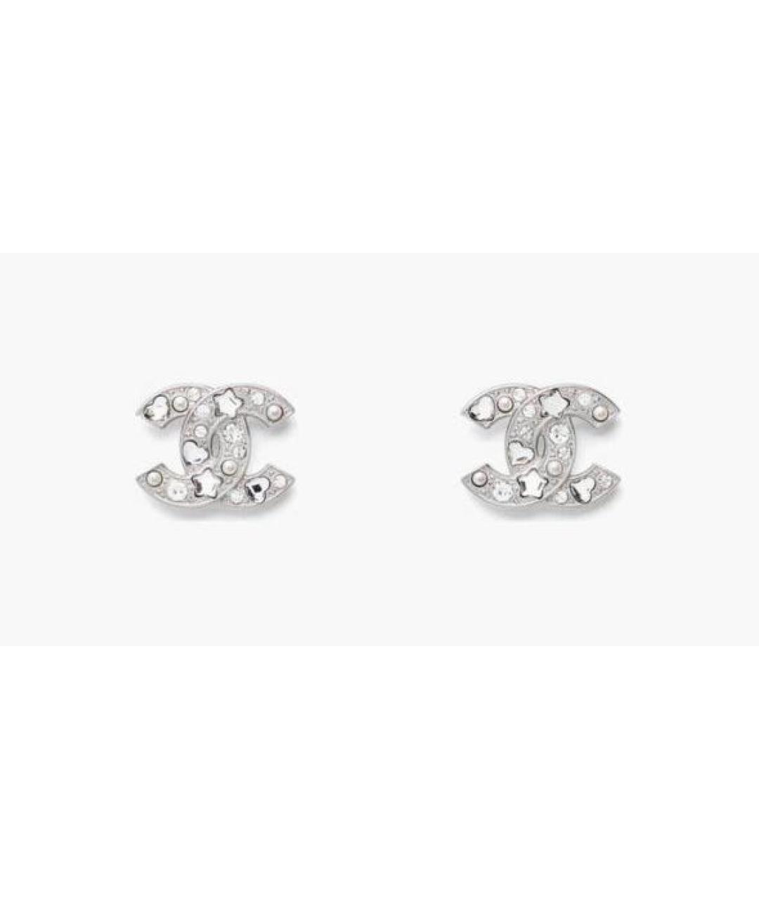 CHANEL Серебряные латунные серьги, фото 3