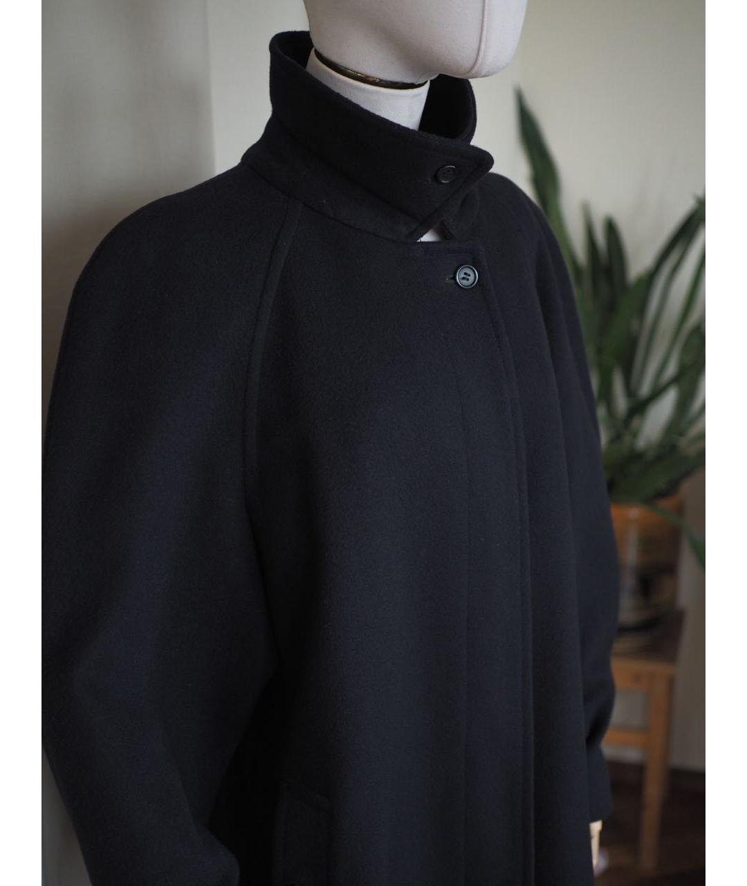 BURBERRY Темно-синее шерстяное пальто, фото 4