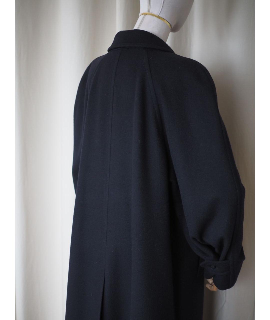 BURBERRY Темно-синее шерстяное пальто, фото 3