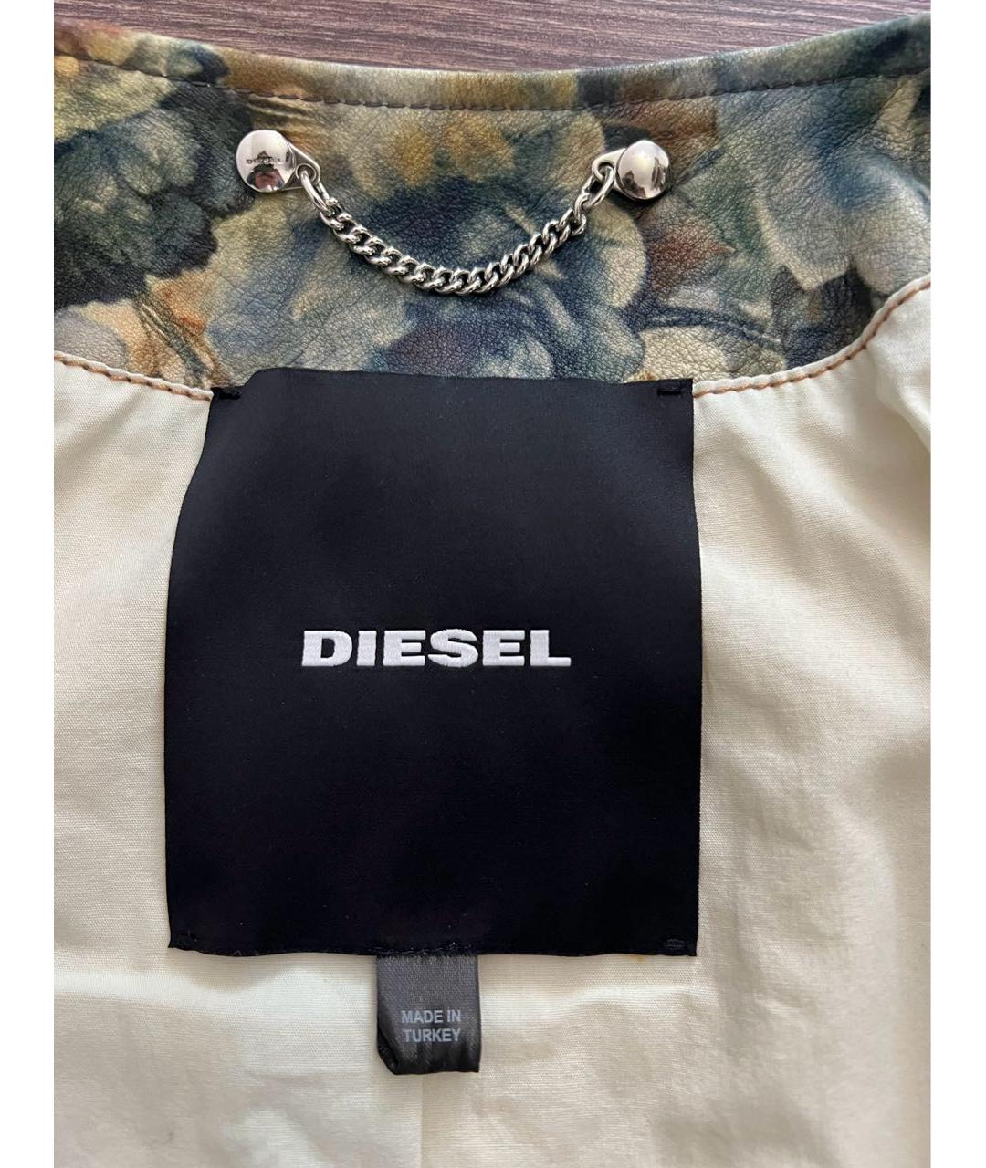 DIESEL Кожаная куртка, фото 3