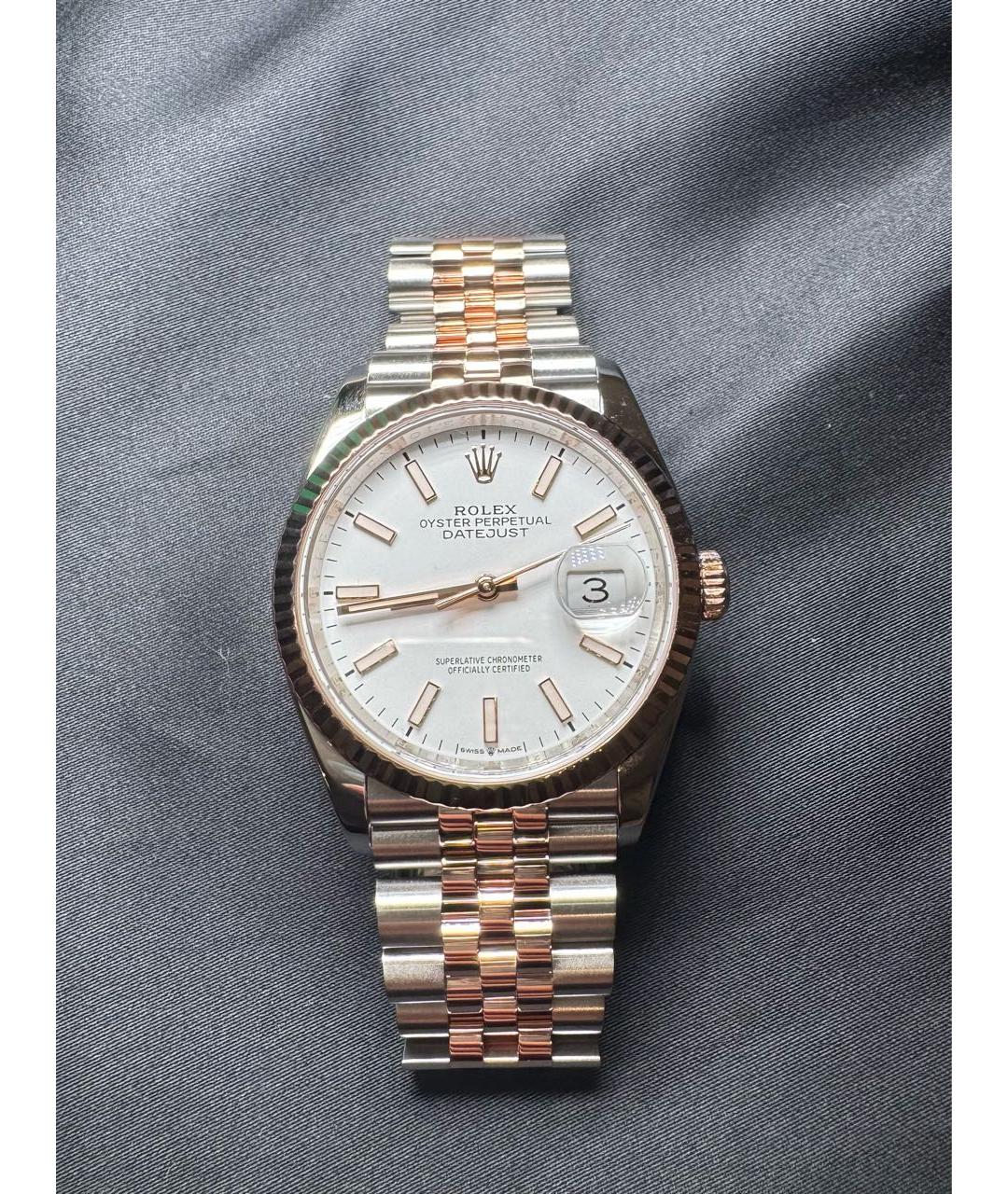 ROLEX Серебряные часы, фото 9