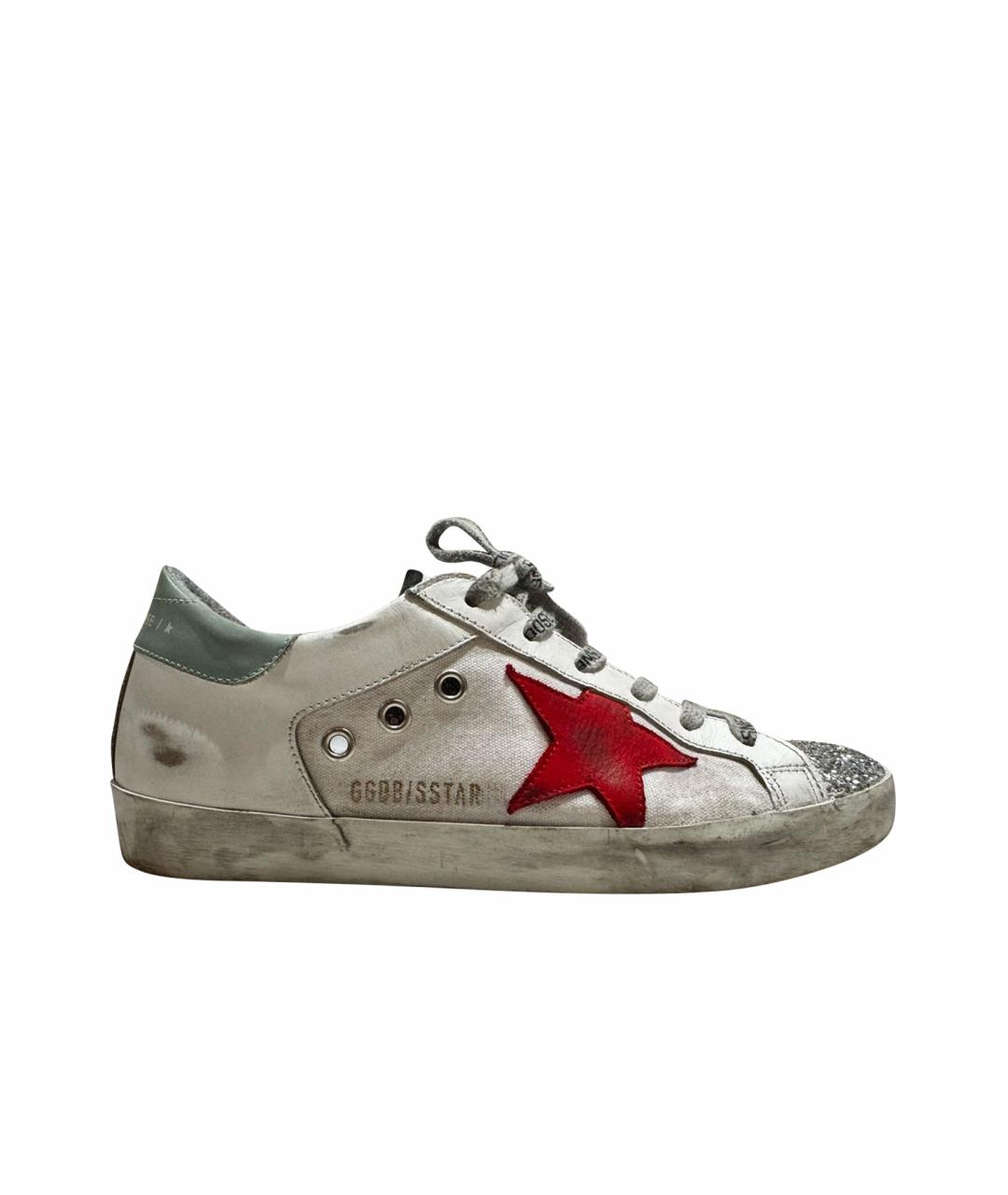 GOLDEN GOOSE DELUXE BRAND Мульти текстильные кеды, фото 1