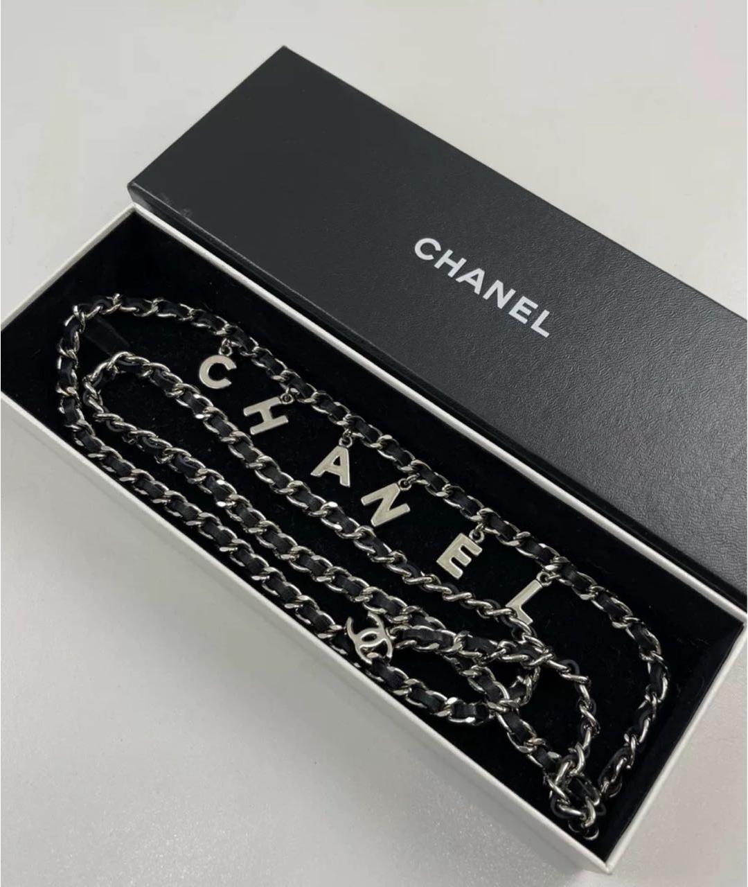 CHANEL Серебрянный ремень, фото 4